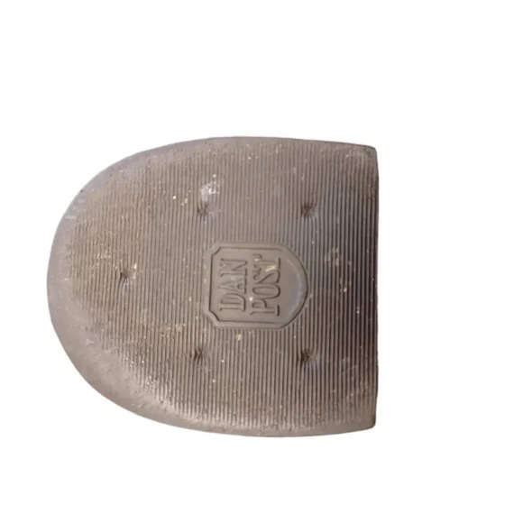 💥HOST  PICK💥 Dan Post Vintage Black Cowboy Boots Size 10.5 EW - Picture 9 of 14